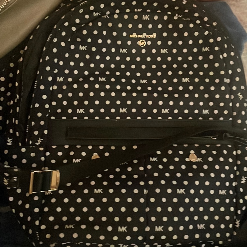 Michael Kors backpack polka dot